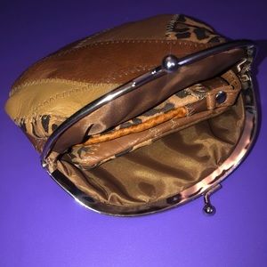 Vintage Handmade Clutch and Coin Purse Set